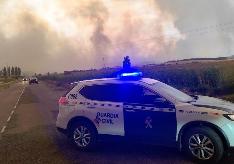 El incendio forestal de Filiel fue provocado por una bengala